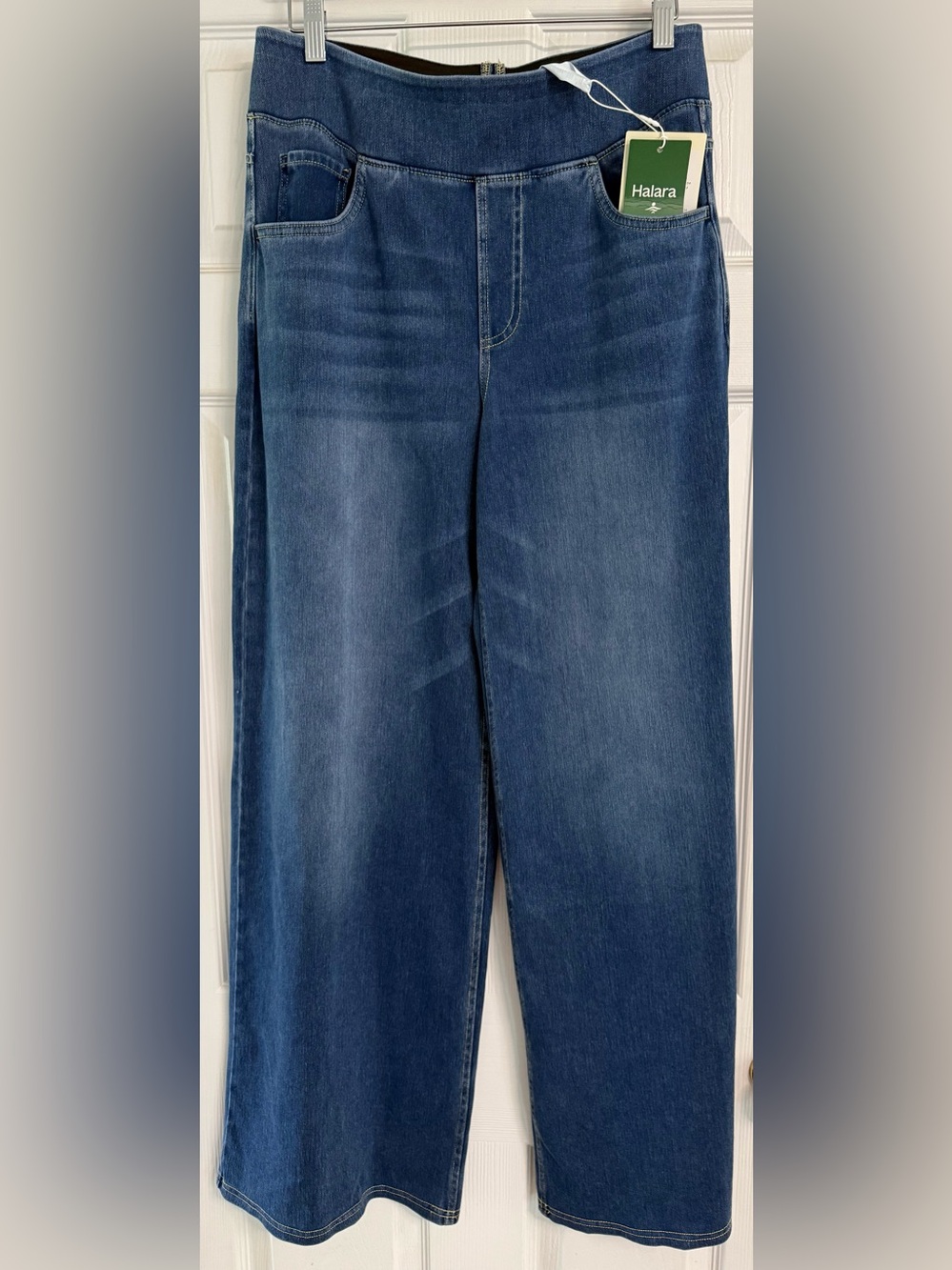 NEW! HALARA Stretch Wide-Leg Women's Jeans